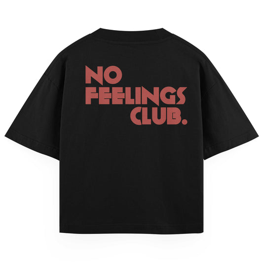No Feelings Club T-shirt | Black