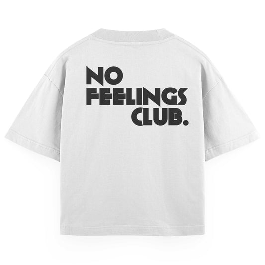No Feelings Club T-shirt | White