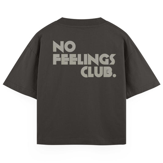No Feelings Club T-shirt | Brown