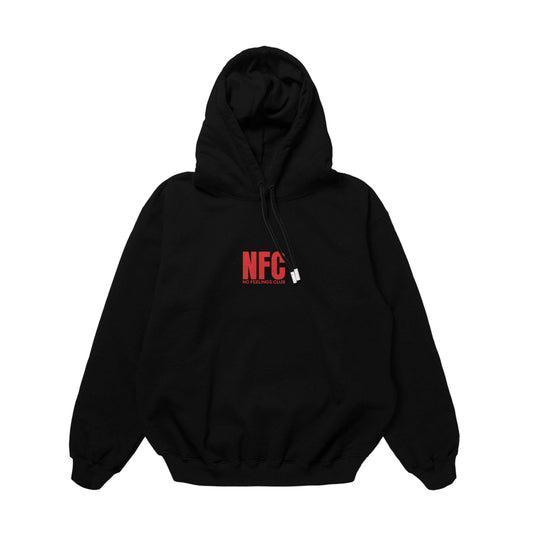 No Feelings Club Hoodie | Black